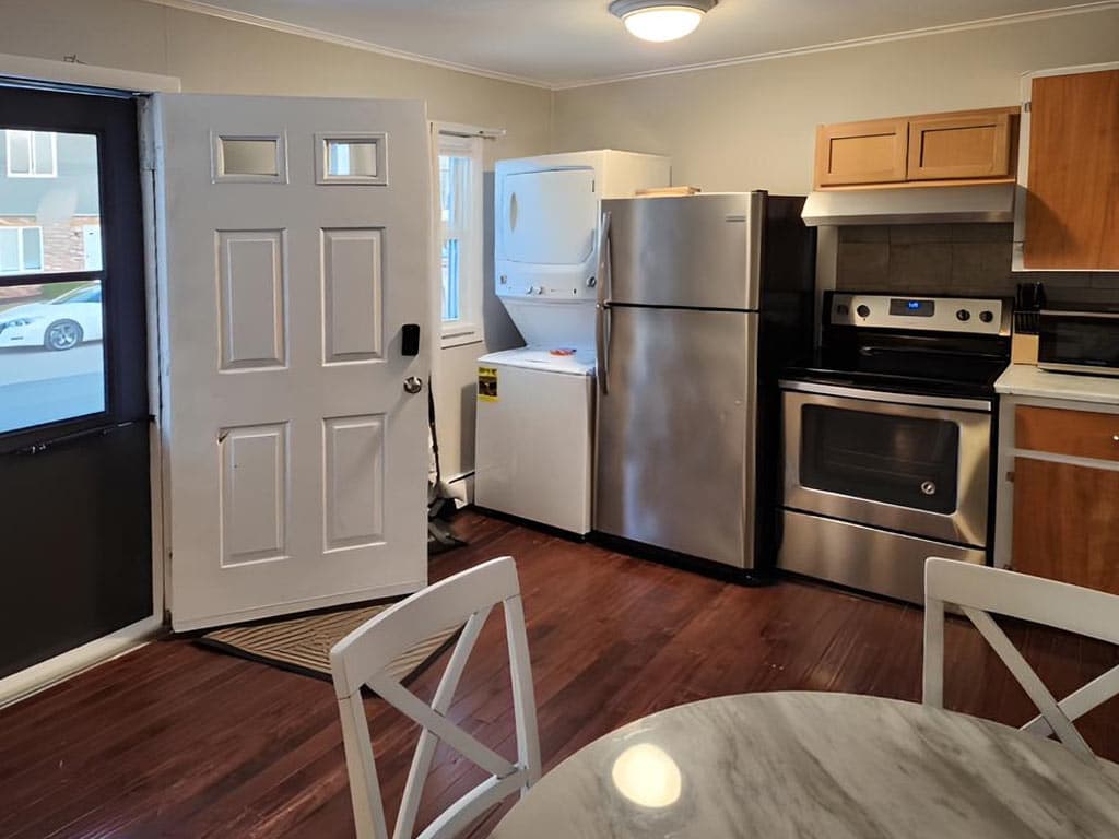 Condo 31a kitchen and door